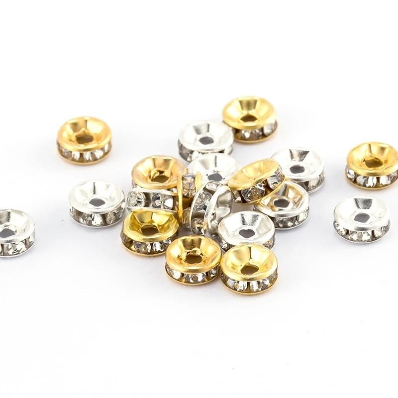 100pcs Fishing Bead Wedding Spinner Ring for Trolling Rig Walleye
