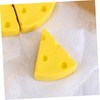 TEHAUX Cute Cheese Erasers 4pcs Cheese Shape Erasers Classroom Rewards
