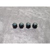 For: Ford 4pc Black Hex Ford Emblem Car Wheels Metal