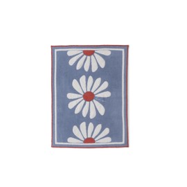 Barefoot Dreams® CozyChic® Daisy Stroller Blanket, Ocean Air Multi, 30"x40"