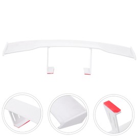 GANAZONO Automobile Tail Truck Mini Spoiler for Car Yellow Wing Spoiler Cute Car Air Freshener Cars Rear Automotive Car Decoration Car Trunk Accessories Car Vent Clips Car Mods White