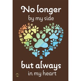 Pet Memorial Pawprints Garden Flag Cat Dog Bereavement 12.5"x18" Briarwood Lane