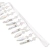 Expo International Velma Beaded Raindrop Fringe Trim, 10 yd., Crystal