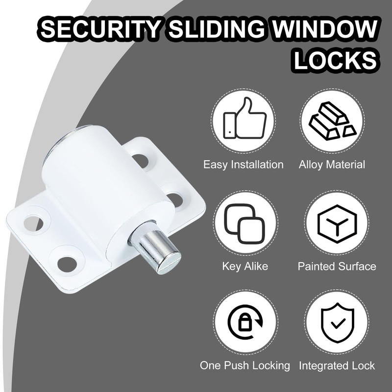 sourcing map Sliding Window Locks Push-in Window Security Lock with