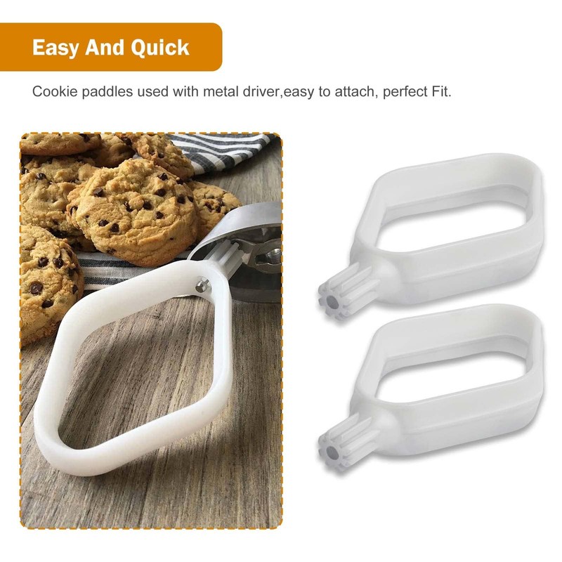 Cookie Paddles for Mixer, Mixer Paddles Compatible with Universal Plus