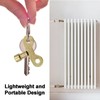 4 PCS Radiator Key, Radiator Bleed Key, Easy to Handle