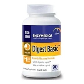 Enzimas digestivas Digest Basic Enzymedica 90 cápsulas