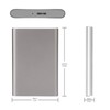 Hard Drive Enclosure 2.5in USB3.0 Disk Protection Box Mobile Case