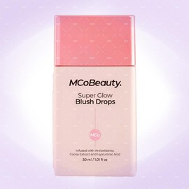 MCoBeauty Super Glow Blush Drops - 1.01oz Makeup Skincare - Color: Rose