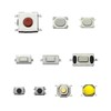 QWORK® Pack of 250 Micro Switches, 10 Values, Tactile Pressure
