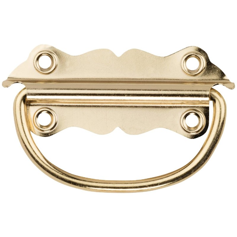 NATIONAL/SPECTRUM BRANDS HHI N213-421 Brass Chest Handle, 2-Pack