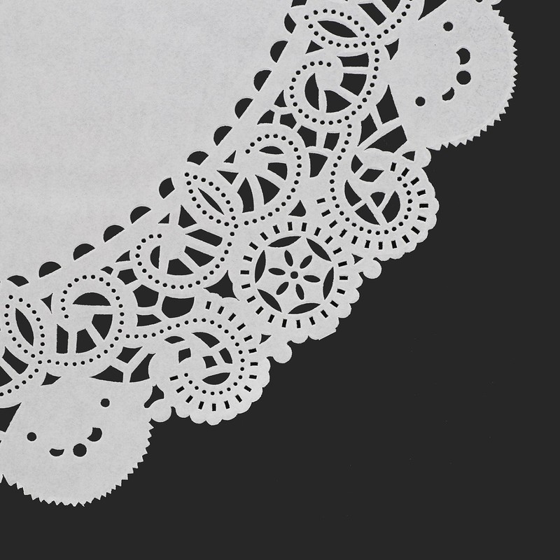 Royal 4 Inch Disposable Paper Lace Doilies, Package of 1000