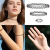 TNSOYCA Set of 9 Choker Necklace Sets, Elastic Tattoo Collar,