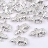 KMOSPAD 30pcs Antique Silver Bear Pendant Charms Tibetan Alloy Cute
