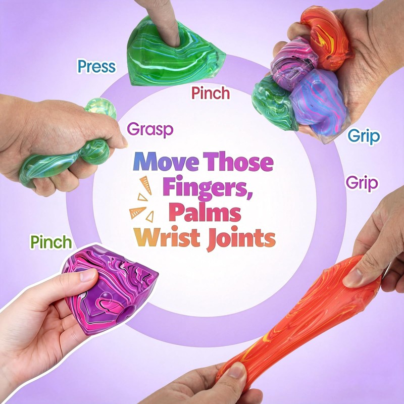 4Pcs Cheese Squishies Toys, Slow Rising Stress Balls for Adults