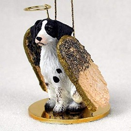 Conversation Concepts Brittany Liver & White Spaniel Pet Angel Ornament