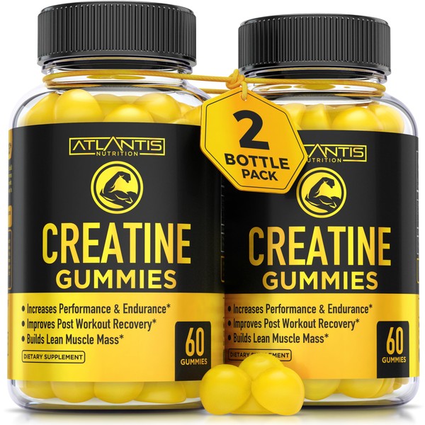 Atlantis Nutrition Creatine Monohydrate Gummies for Strength & Athletic Performance