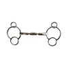 AK AKRS-2617 Universal Loose Ring Rotary Double Cooper Roller Snaffle