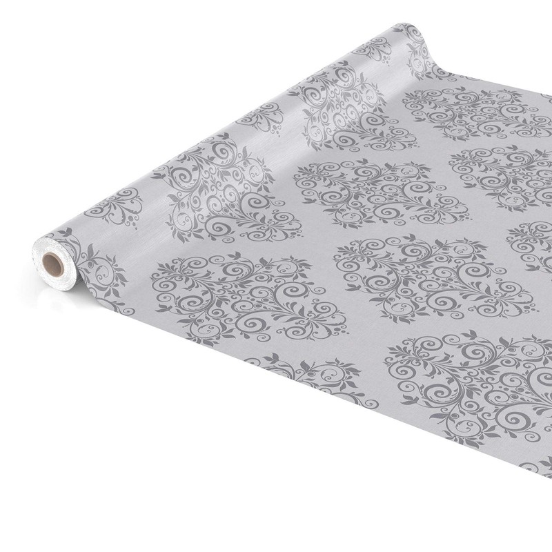Anro Oilcloth Tablecloth, Oilcloth Wax Tablecloth, Tendril Pattern