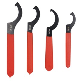 Universal Coilover Shock Suspension Adjustment Tool,Coilover Shock Heavy Duty Steel C Spanner Wrench 4pcs for Most Coil Overs Shocks Adjustment and Suspension System