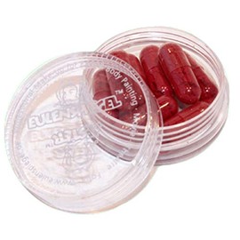 Eulenspiegel 405307 - Gelatine Blutkapseln mit Kunstblutpuder, 8 Stück, Theaterblut, Filmblut