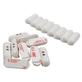 20pk White Terminal Pill Magnetic Door Window Contact Reed Switch Security Alarm