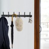 Wall Hooks-5 Tri Hangers Vertical Metal Rack Wall Mount for