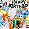 Ushinemi Sports Birthday Party Decorations Football Basketball Baseball Soccer Balloons,