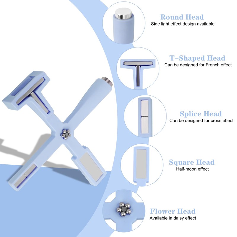 Vnjaoi Nail Magnet Set, Upgraded 5 in 1 Multi-Function Nail
