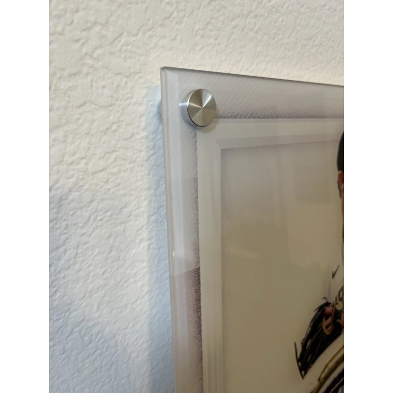 Mickey Mantle Baseball Card Acrylic Display