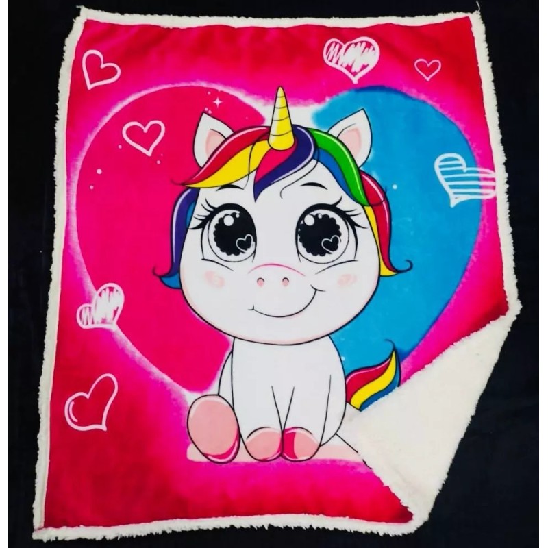 Carla Depot 10 Cobertor Para Bebe Reverso Borrego Surtido