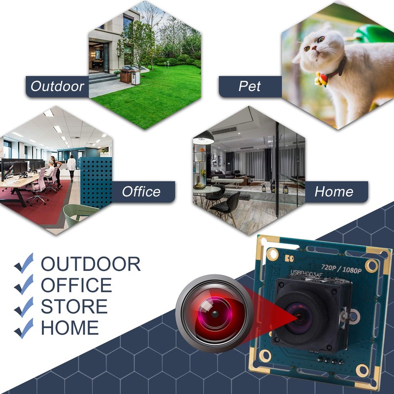 ELP Autofocus Camera, 2MP Full HD USB Camera Module, Ultra