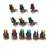 Lonely Binary 12-Pack 10K Rotary Potentiometers with Assorted Knobs, 6