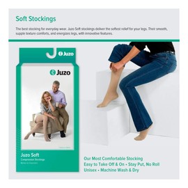 JUZO 30-40 mmHg, Soft, Panty, OT, Black, Size: III (2002AT10-III)