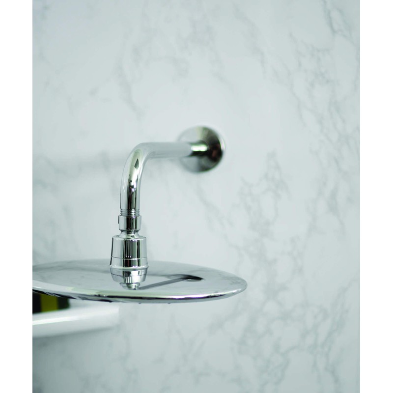 12" SHWR ARM W/FLANGE CHROME