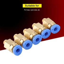 Pneumatic Connector Fitting, Pneumatic Connector, Durable PC4-M6 Pneumatic Joint Nylon Tube