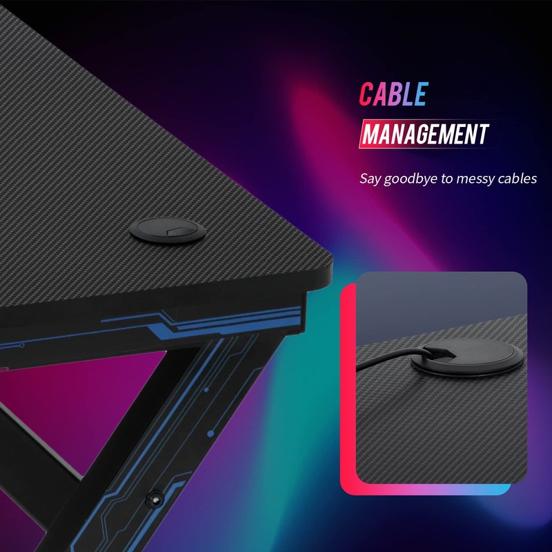 BestOffice Gaming Desk Computer Desk 47"x 23" Home Office Desk