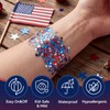 Red White and Blue Body Glitter Stick, 4th of July