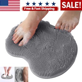 Unbranded Foot Back Scrubber Exfoliating Silicone Massager Pad Cleaning Mat Bath Shower US