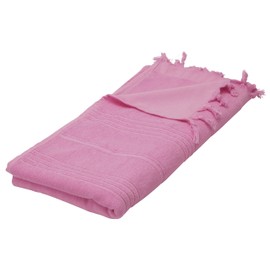 Swan Comfort 100% Natural Dyed Cotton Turkish Bath Towel - Super Soft and Absorbent - 73" x 35.5" - Pink