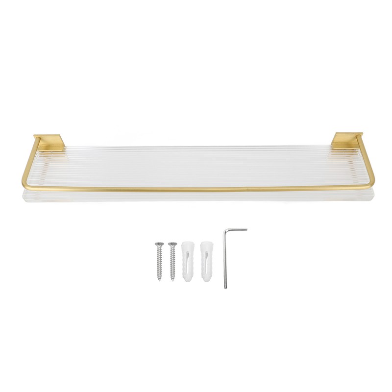 50cm Wall Mounted Bathroom Shelf Organizer Rack Muti Purpose Wall