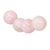 4Pcs Rose Quartz Crystal Balls 0.8in Diameter Clear Negative Energy