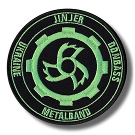Jinjer Band Patch Badge Embroidered Iron-On Appliqué