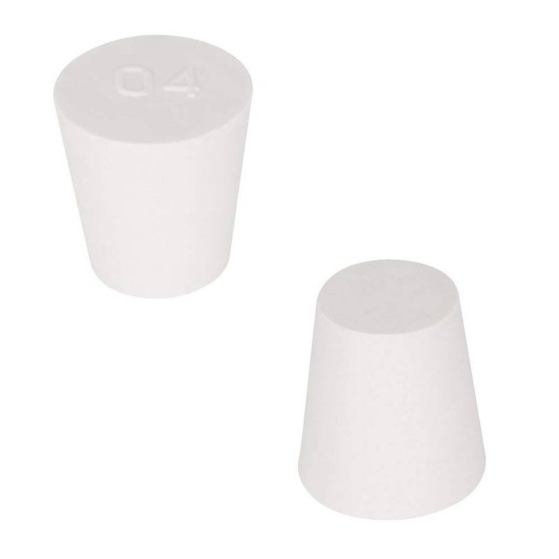 Labasics 10PK 4# Solid Rubber Stoppers - Size: 19 mm