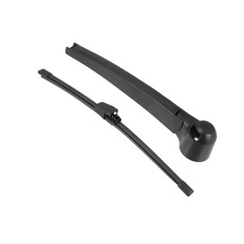 Hihaha Rear Windshield Wiper Blade Arm Assembly for VW Passat - 2 Pcs Black Durable Material
