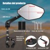 Diyife Espejo de Bicicleta Espejo HD Grande, 2PCS Espejos de