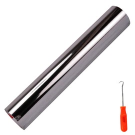 ORACAL 351 Silver Mirror Chrome Vinyl for Silhouette, Cameo & Cricut Including Stainless Steel Weeding Tool (6ft x 12")