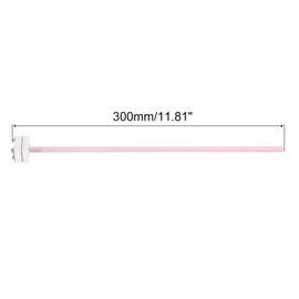 sourcing map WRP-100 Furnace Thermocouple 1600°C Platinum Rhodium S Type Temperature Sensor Probe for Muffle Furnace Oven, 8x300mm