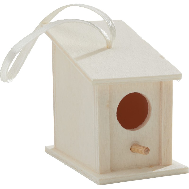 8 DECORATIVE BIRD HOUSE HANGING WOODEN BIRD HOUSE Craft Decorating