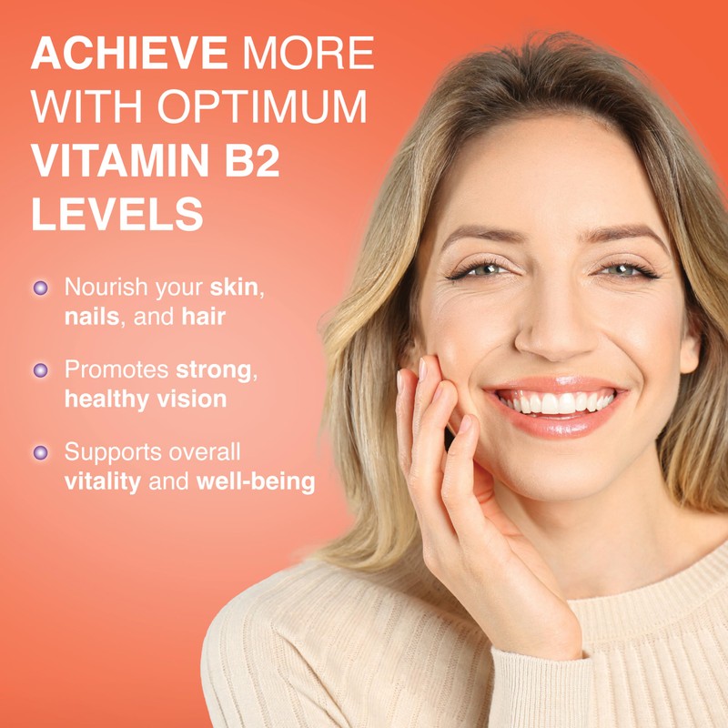 FuelFinity® - Premium Vitamin B2 Riboflavin 400mg per Capsule -